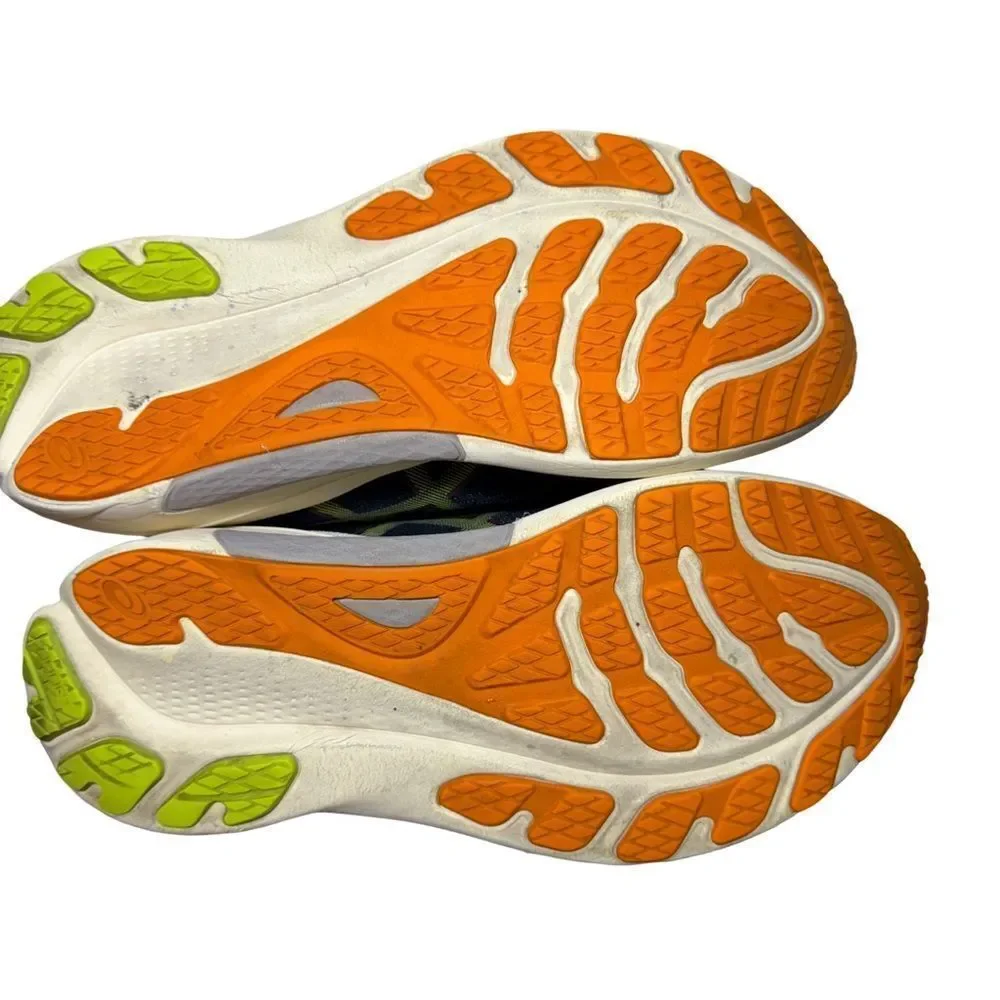 ASICS Navy and Lime Athletic Sneakers size 12